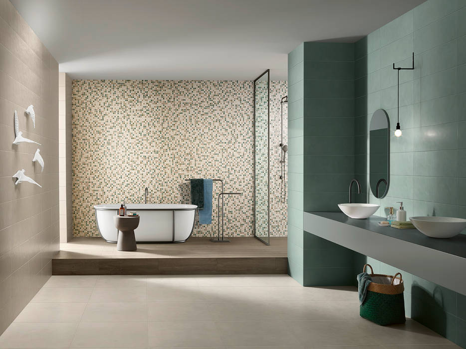 Splash, Love Tiles Love Tiles Baños de estilo industrial