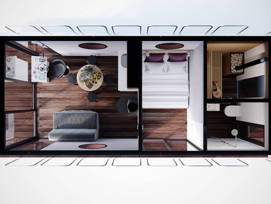 Houseboat , Spacelab Design Spacelab Design Espacios comerciales Hoteles