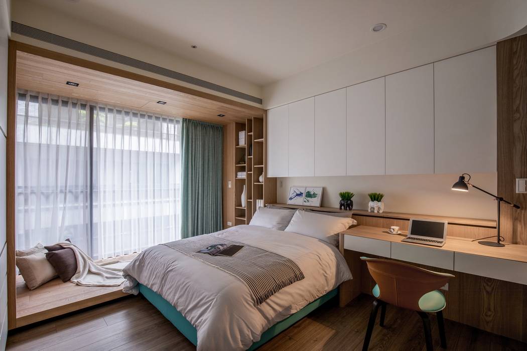 喆境, 築青室內裝修有限公司 築青室內裝修有限公司 Modern style bedroom