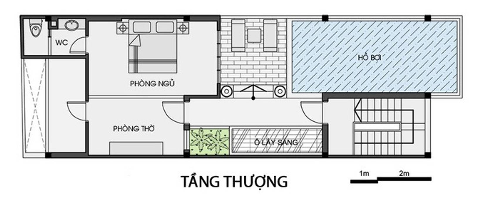 Độc Đáo Với Nhà Phố 3 Tầng Đẹp Có Thiết Kế Hồ Bơi Trên Sân Thượng , Công ty TNHH Xây Dựng TM – DV Song Phát Công ty TNHH Xây Dựng TM – DV Song Phát Nhà gia đình