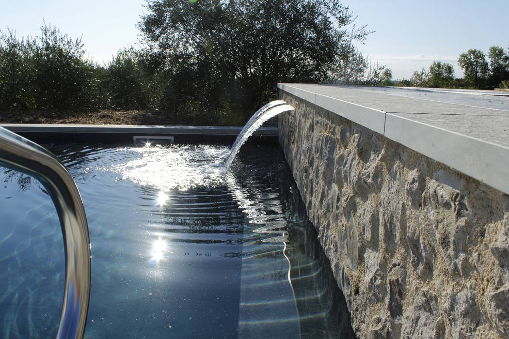 Una casa immersa nel verde con una stupenda piscina ., Aquazzura Piscine Aquazzura Piscine 정원 수영장