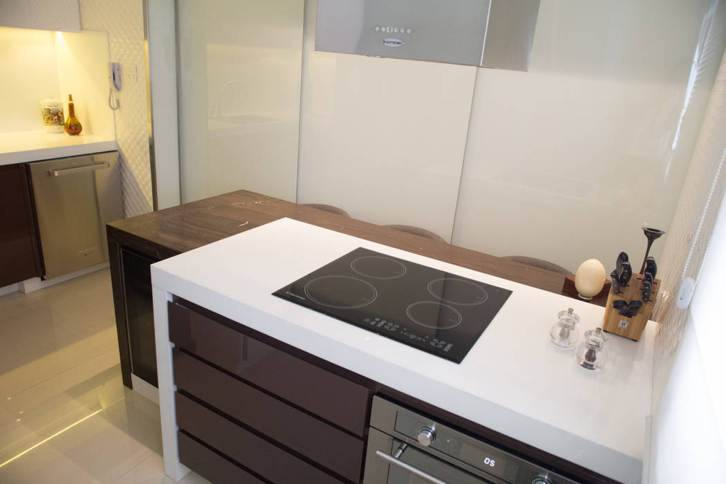 Detalhe península cozinha | homify