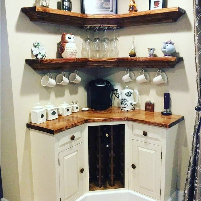 Tezgahda Ahsap Modasi Ceviz Mobilya Dekorasyon Kirsal Country Ahsap Ahsap Rengi Homify