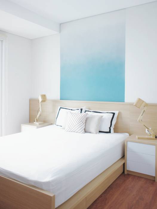WPK Apartment, byatelier byatelier Kamar Tidur Modern White