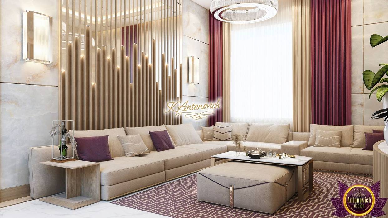 ​Fashionable design 2018 by Katrina Antonovich, Luxury Antonovich Design Luxury Antonovich Design Modern living room