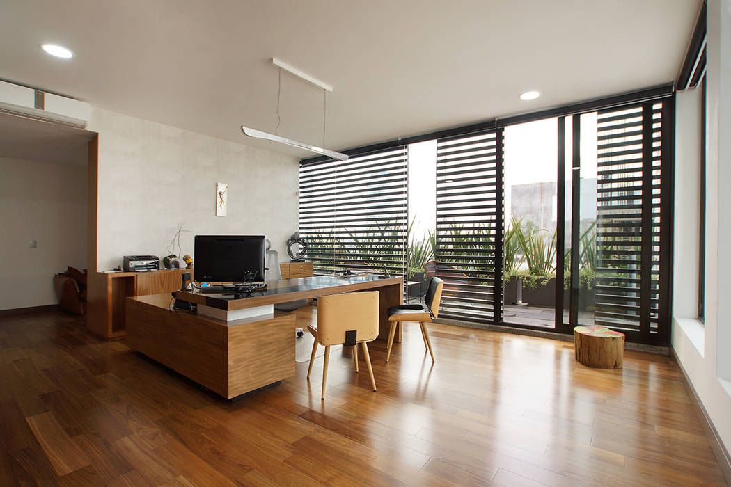Oficinas AG Consultores, Dionne Arquitectos Dionne Arquitectos Phòng học/văn phòng phong cách tối giản