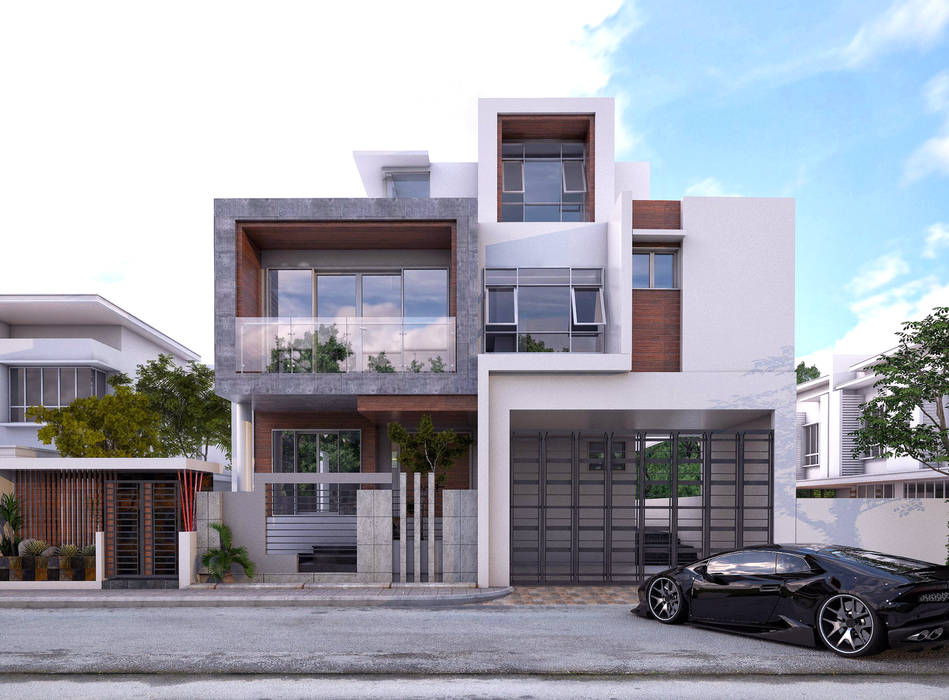 LSS HOUSE 2 NEIL TABADA ARCHITECTS Modern home