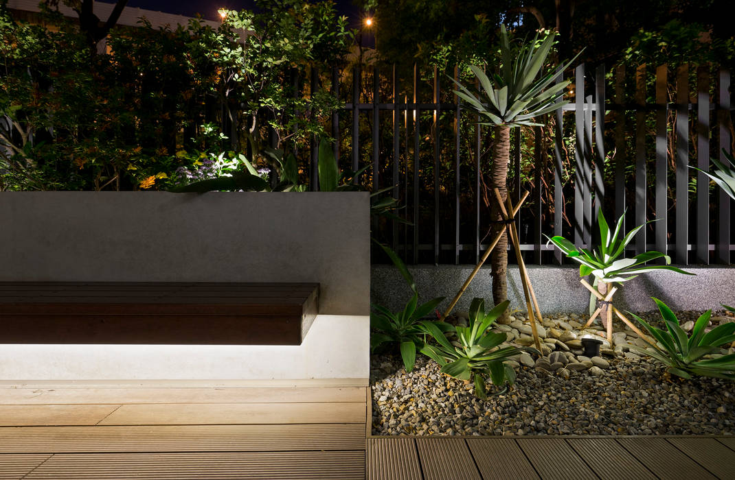 光影靜謐的庭園空間, 大地工房景觀公司 大地工房景觀公司 Taman Klasik Furniture