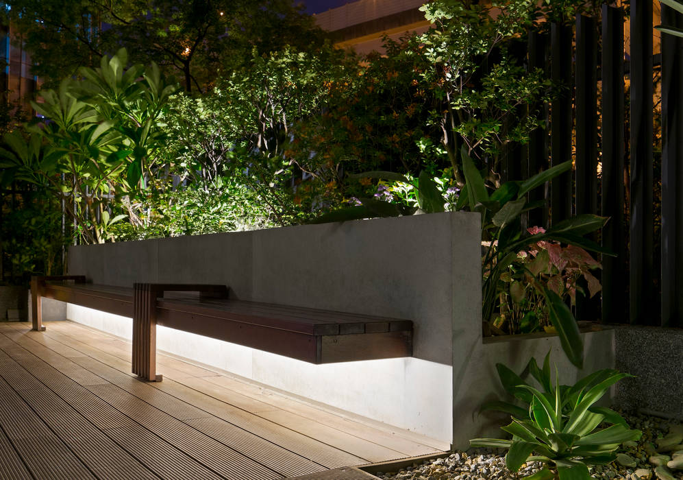 光影靜謐的庭園空間, 大地工房景觀公司 大地工房景觀公司 Classic style garden Furniture