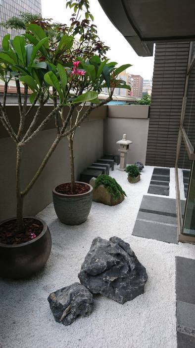 小陽台規劃, 大地工房景觀公司 大地工房景觀公司 Zen garden