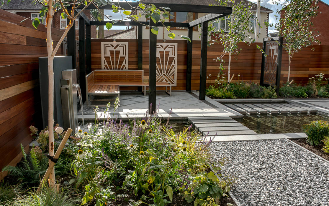 Art deco garden robert hughes garden design modern garden | homify