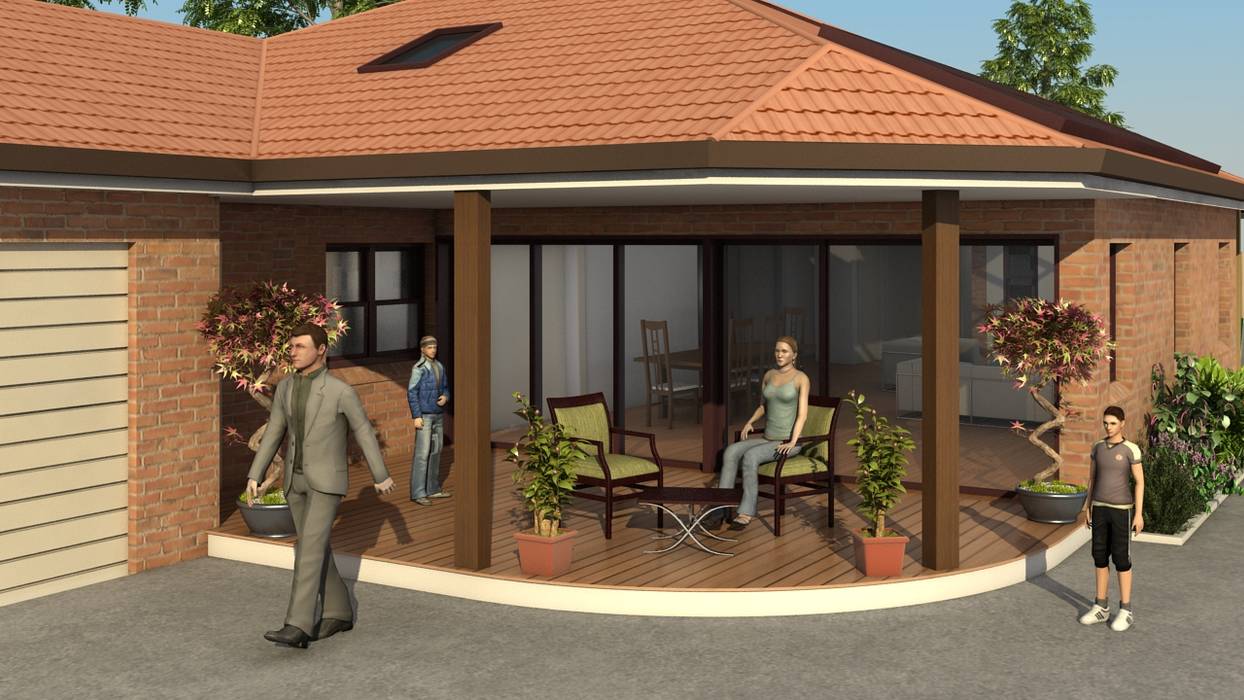 Residential Building 3D Rendering 3D Rendering India Commercial spaces Bars & clubs