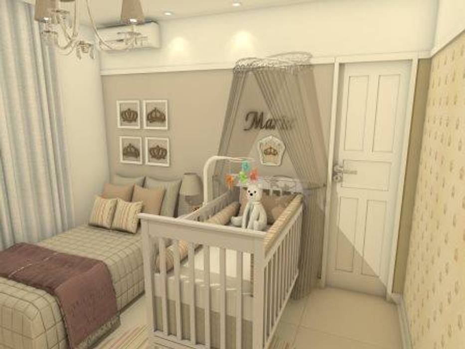 Quarto do Bebê, AT arquitetos AT arquitetos Baby room