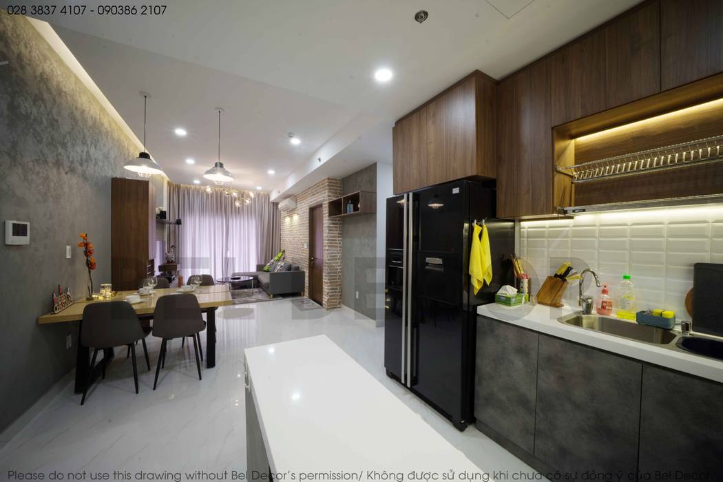Project: HO1784 Apartment (IC)/ Bel Decor , Bel Decor Bel Decor Tủ bếp