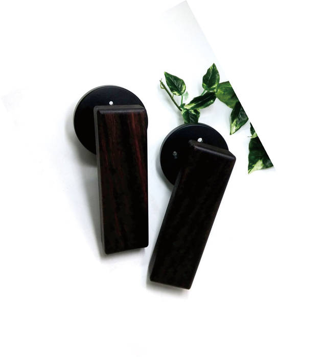 marking wooden glass door handle, 아키인포 아키인포 Pintu Kayu Wood effect Doorknobs & accessories