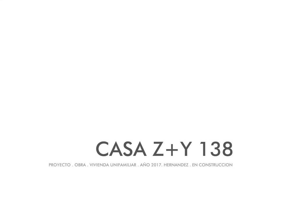 Casa Z+Y 138, Arquitectura Bur Zurita Arquitectura Bur Zurita 모던스타일 주택
