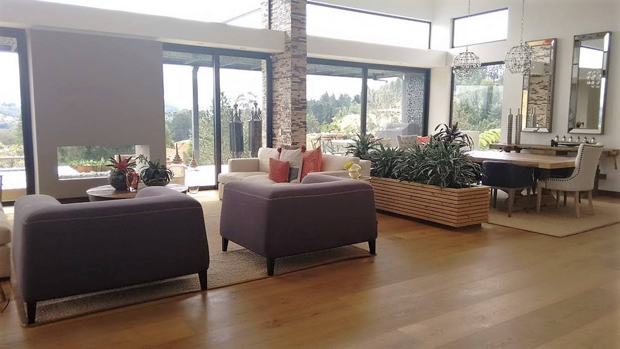 Manantiales de la Acuarela, Espacios Positivos Espacios Positivos Eclectic style living room