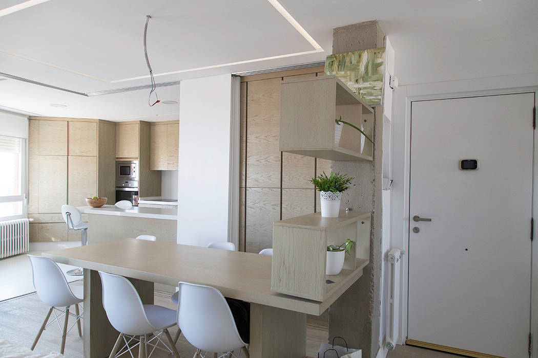 Reforma integral de piso en Albacete, Diaz Romero Diaz Romero Scandinavian style kitchen