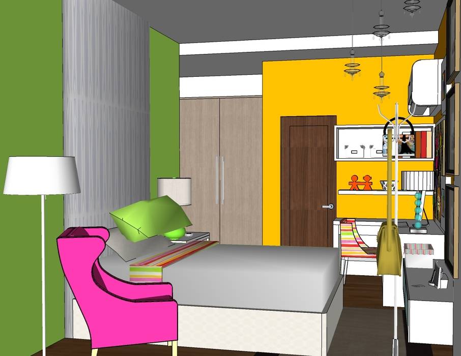 2011 PROJECTS, MKC DESIGN MKC DESIGN Modern style bedroom