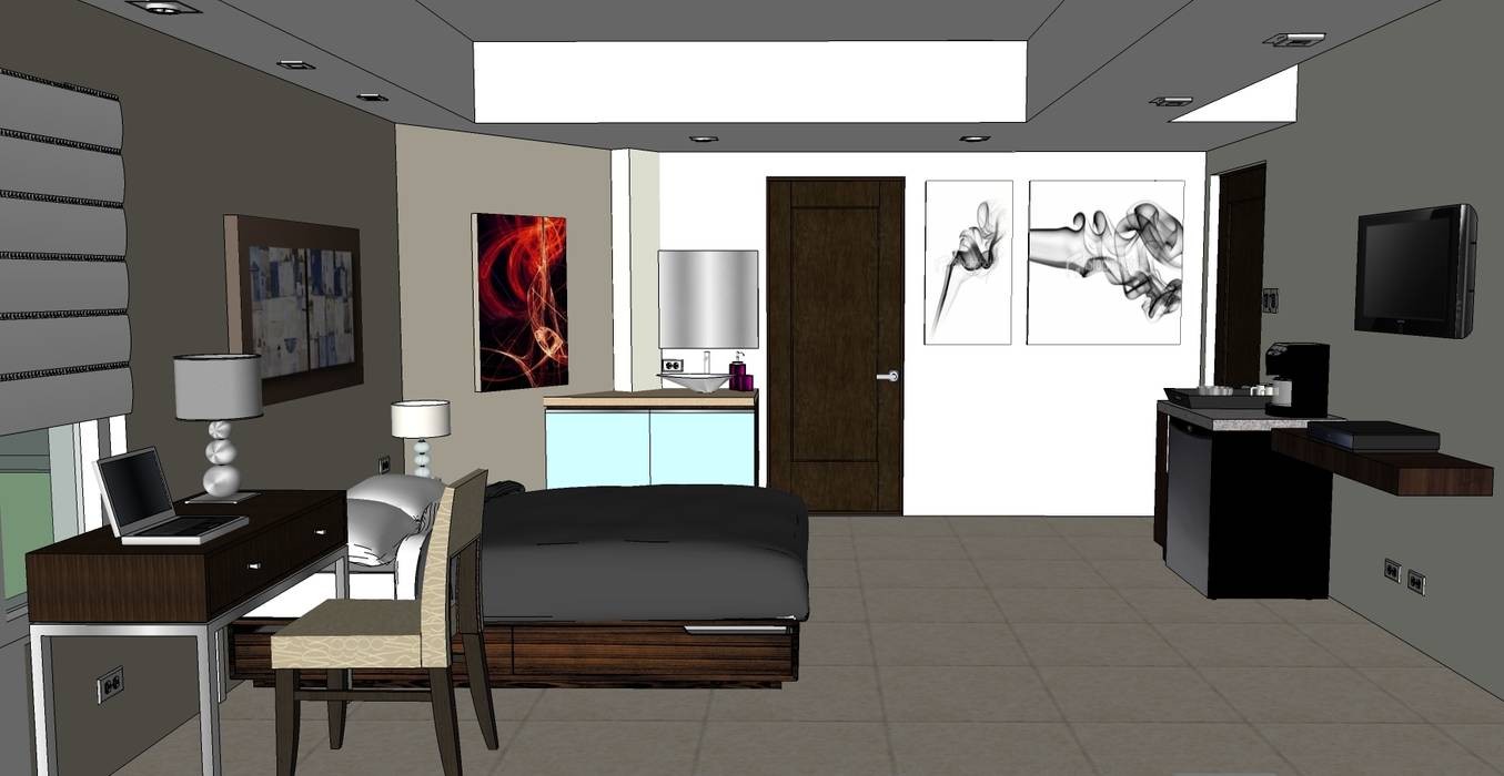 2011 PROJECTS, MKC DESIGN MKC DESIGN Modern style bedroom