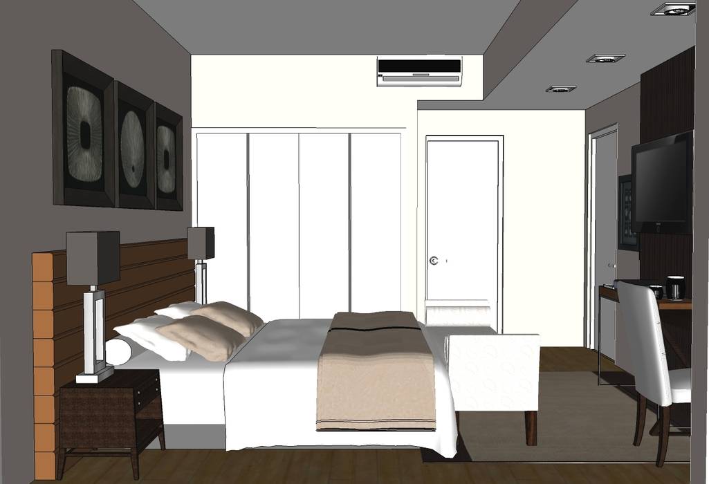 2012 PROJECTS, MKC DESIGN MKC DESIGN Modern style bedroom