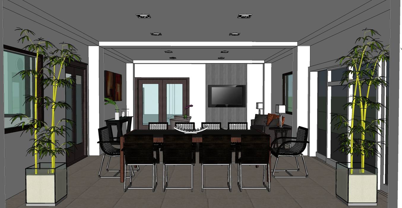 2014 PROJECTS, MKC DESIGN MKC DESIGN Modern dining room