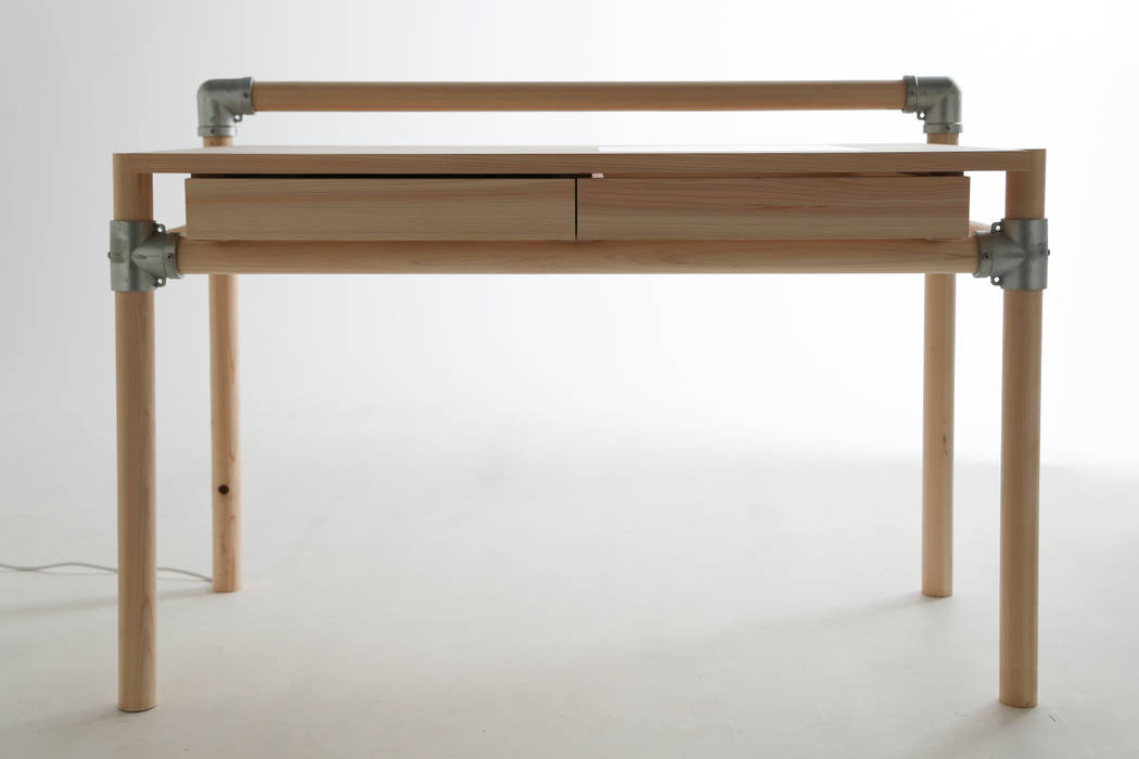 CONSENTABLE/mok, CONSENTABLE CONSENTABLE مكتب عمل أو دراسة خشب Wood effect Desks