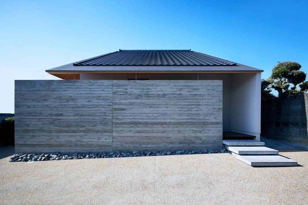 コンセプトハウス ― 瓦の家 ―, 建築設計事務所 KADeL 建築設計事務所 KADeL Rumah kayu Beton