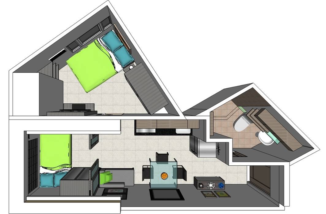 2015 PROJECTS, MKC DESIGN MKC DESIGN Modern style bedroom
