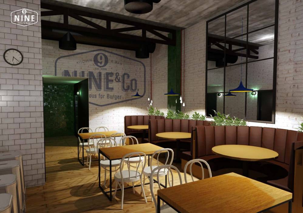 NINE bar, Muka Design Lab Muka Design Lab Espacios comerciales Bares y Clubs