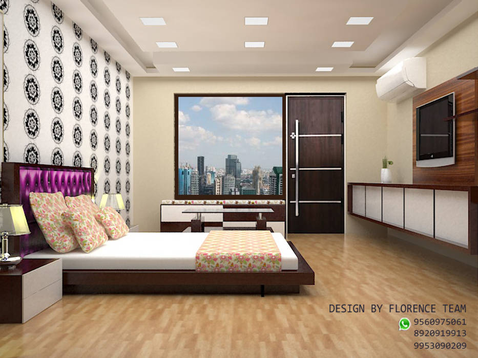 Residential project, Florence Management Services Florence Management Services Classic style bedroom Plywood