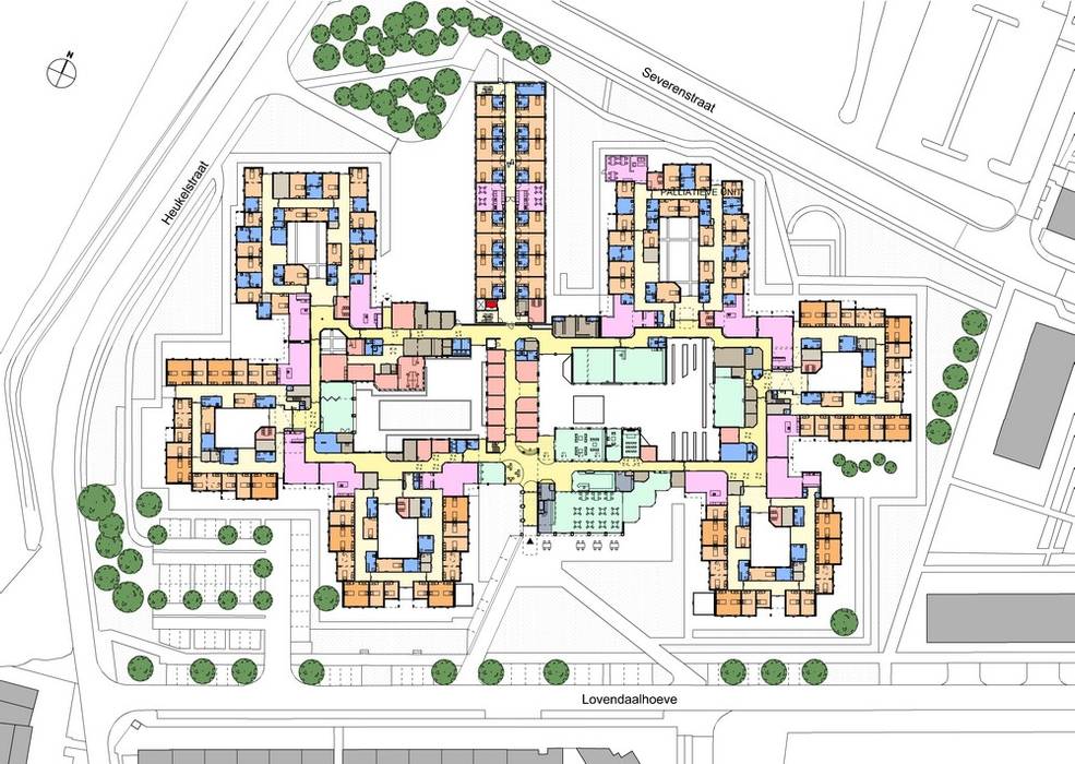 Verbouwing en uitbreiding Verpleeghuis, Maastricht Verheij Architect Bedrijfsruimten Gezondheidscentra