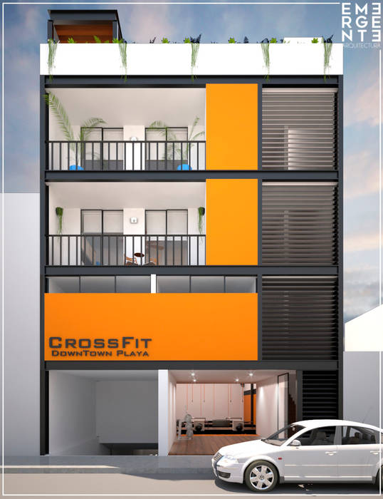 CROSSFIT | Playa del Carmen Q. Roo, EMERGENTE | Arquitectura EMERGENTE | Arquitectura Reihenhaus