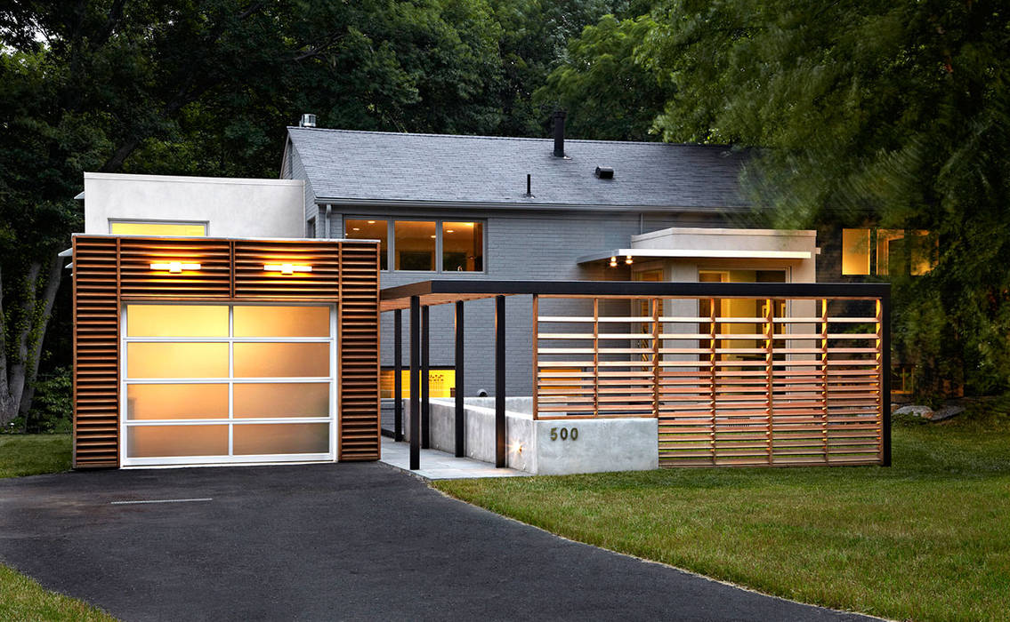 East Jefferson, KUBE architecture KUBE architecture Modern Evler