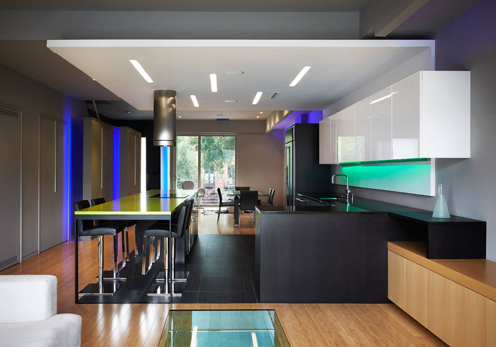 Klub Kitchen - Lenny's Place, KUBE architecture KUBE architecture Comedores modernos