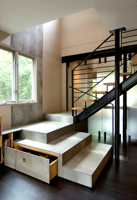 Q Place Residence, KUBE architecture KUBE architecture Escaleras