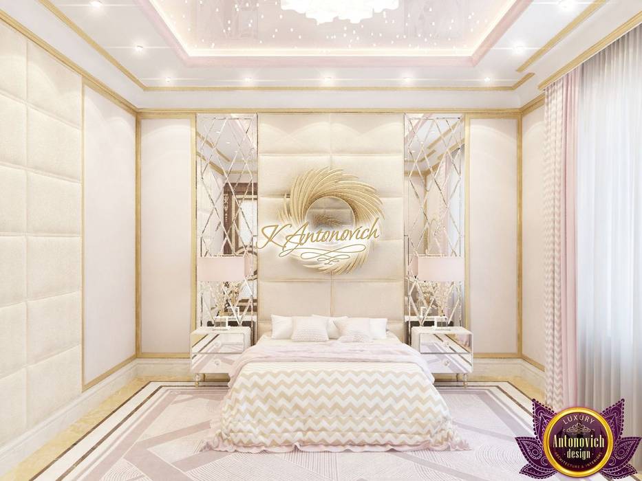 ​Fashionable interior design 2018 by Katrina Antonovich, Luxury Antonovich Design Luxury Antonovich Design Dormitorios de estilo moderno