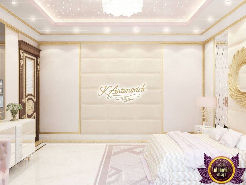 ​Fashionable interior design 2018 by Katrina Antonovich, Luxury Antonovich Design Luxury Antonovich Design Modern style bedroom