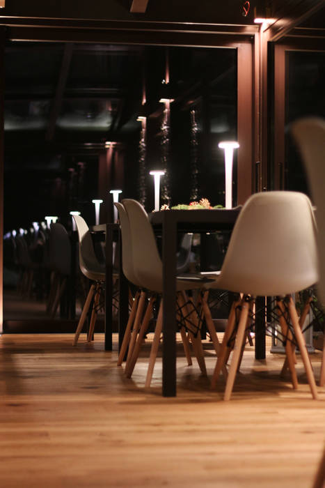 LA GRUBA BISTROT cena sotto le stelle, archstudiodesign archstudiodesign Commercial spaces Glass Hotels