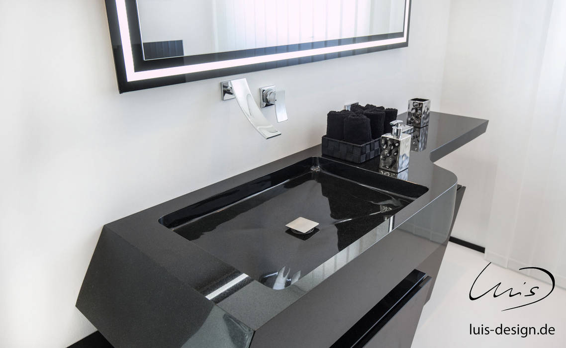 Luxury sink by Luis Design, Luis Design Luis Design Baños de estilo moderno Piedra Lavabos