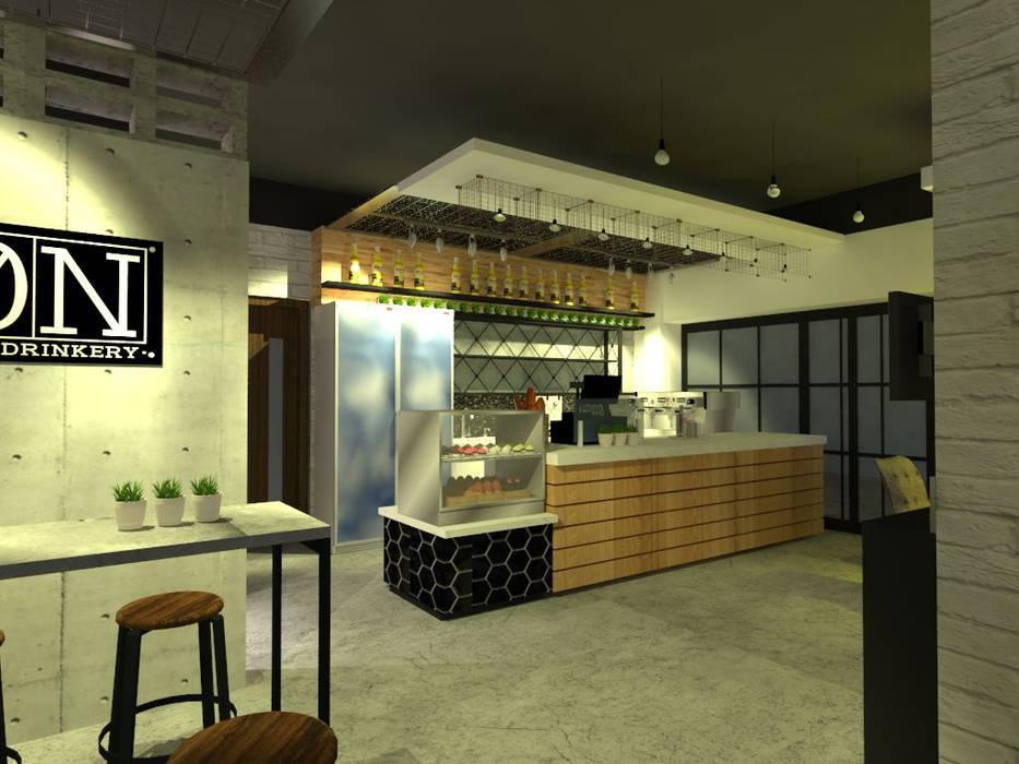 Coffee & Drinkery, TWINE Interior Design Studio TWINE Interior Design Studio Commercial spaces Commercial Spaces