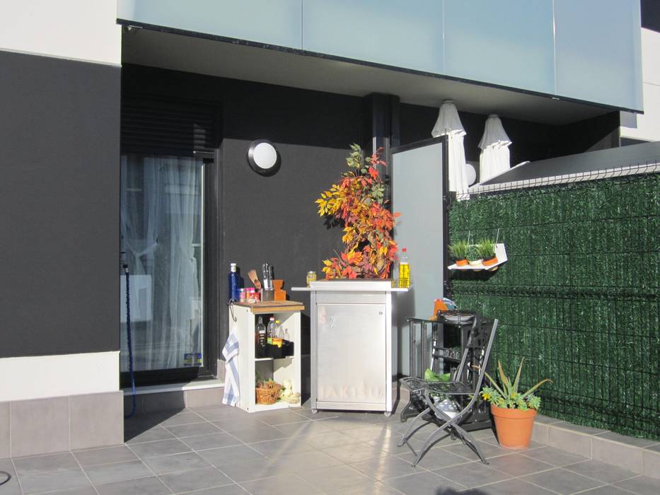 homify Jardin moderne Cheminées & Barbecues