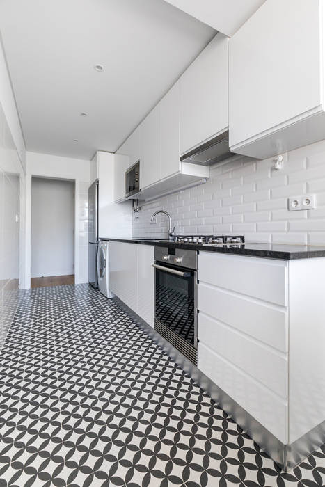 Oeiras - Remodelação Total Apartamento Duplex T2+1 , Sizz Design Sizz Design Modern kitchen