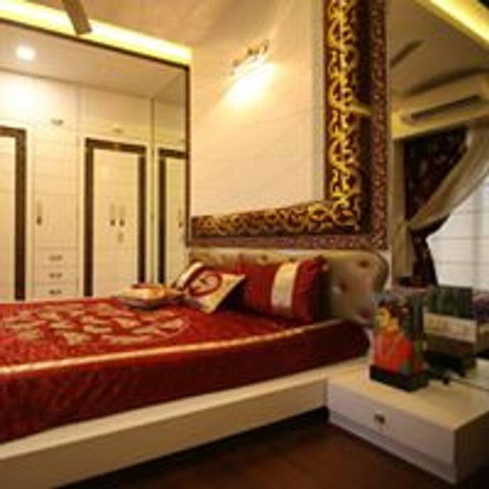 Mr.Santosh Singh And Mrs.Meenaxi Singh , PSQUAREDESIGNS PSQUAREDESIGNS Modern style bedroom