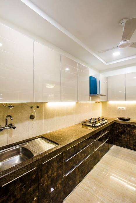 DR.VENKATESH AND DR.MADHUSHREE, PSQUAREDESIGNS PSQUAREDESIGNS Modern Kitchen