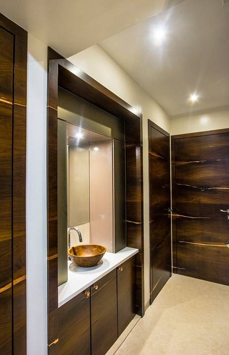 DR.VENKATESH AND DR.MADHUSHREE, PSQUAREDESIGNS PSQUAREDESIGNS Modern bathroom