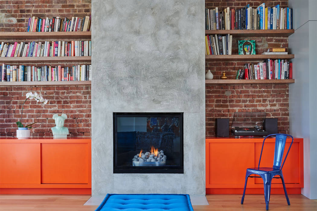 Red Hook Townhouse, Sarah Jefferys Design Sarah Jefferys Design Modern living room