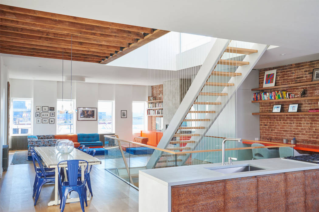 Red Hook Townhouse, Sarah Jefferys Design Sarah Jefferys Design ครัวสำเร็จรูป