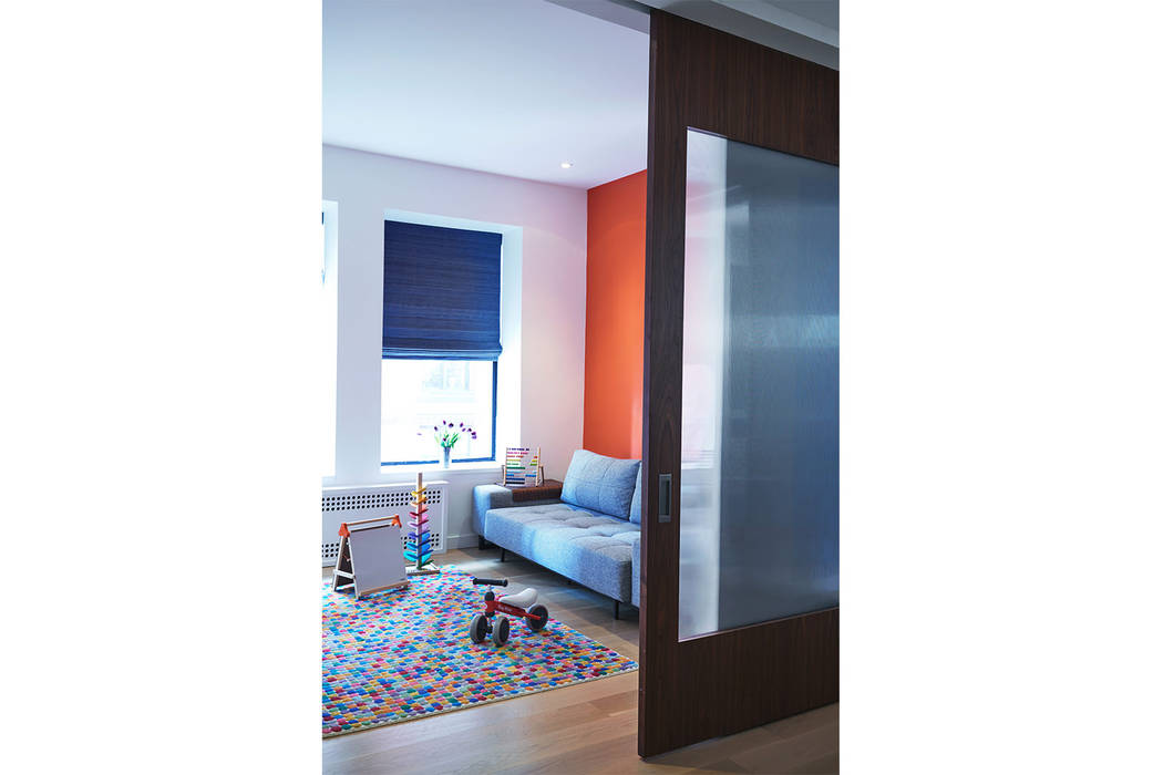 Tribeca Apartment, Sarah Jefferys Design Sarah Jefferys Design Kamar Bayi/Anak Modern