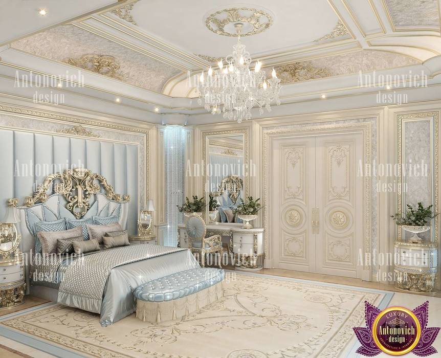 ​Bedroom definition architecture by Katrina Antonovich, Luxury Antonovich Design Luxury Antonovich Design Classic style bedroom